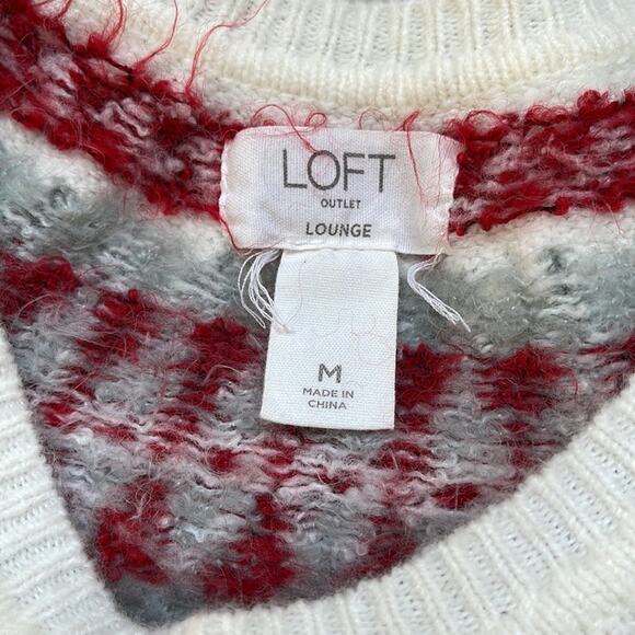 Loft Lounge Women’s Fare Isle And Fringe / Tassel Sweater - Picture 9 of 9